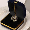 Wholesale Copper Microinlaid Zircon Tree Of Life Pendant Ochain Necklace With Electroplating Treatment Natural Plant Style For Women