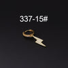 Wholesale Copper Microinlay Irregular Animals Zodiac Ear Buckle Piercing Earrings Jewelry