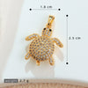 Wholesale Copper Micropaved Animal Zodiac Marine Life Turtle Starfish Necklace Pendant Cartoon Style