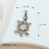 Wholesale Copper Micropaved Animal Zodiac Marine Life Turtle Starfish Necklace Pendant Cartoon Style