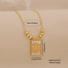 Wholesale Copper Microplated 18K Imitation Shell Cross Virgin Pendant Necklace Jewelry