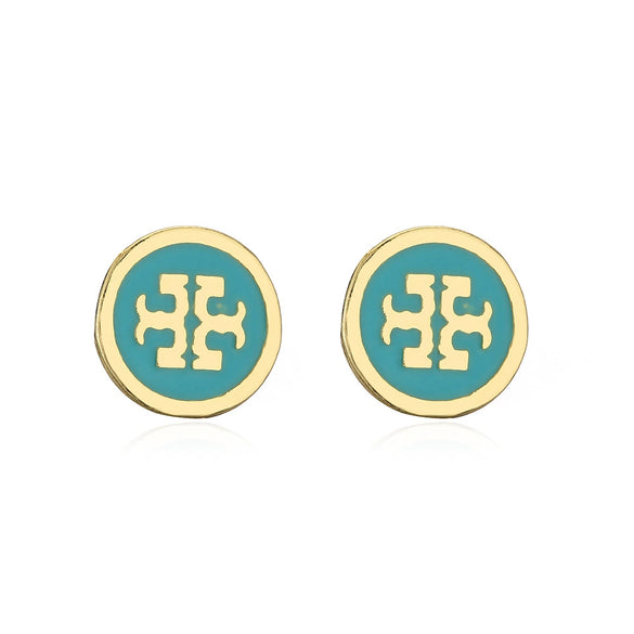Wholesale Copper Mini Exquisite Earrings Geometric Minimalist Retro Style For Female