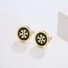 Wholesale Copper Mini Exquisite Earrings Geometric Minimalist Retro Style For Female
