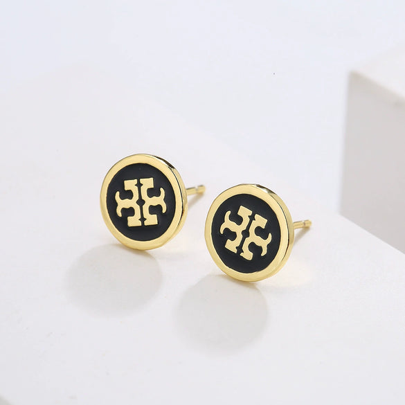 Wholesale Copper Mini Exquisite Earrings Geometric Minimalist Retro Style For Female