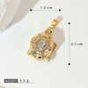 Wholesale Copper Minimalist Animal Zodiac Micropaved Marine Turtle Starfish Necklace Pendant