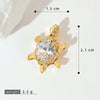 Wholesale Copper Minimalist Animal Zodiac Micropaved Marine Turtle Starfish Necklace Pendant