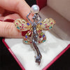 Wholesale Copper Natural Freshwater Pearl Fashion Brooch For Women