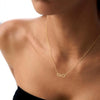 Wholesale Copper O Chain Women's Light Luxury Geometric Infinite Symbol Twist Shape Pendant Necklace With Electroplating