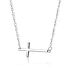 Wholesale Copper Ochain Cross Necklace Electroplated Sweet Style