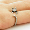 Wholesale Copper Open Ring With Animal And Zodiac Pattern Distressed Style For Women