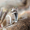Wholesale Copper Open Ring With Animal And Zodiac Pattern Distressed Style For Women