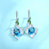 Wholesale Copper Pastoral Style Flower Shape Earrings For Women