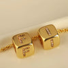 Wholesale Copper Pendant Clavicle Chain With Electroplated Inlaid Zircon And Letter Pattern
