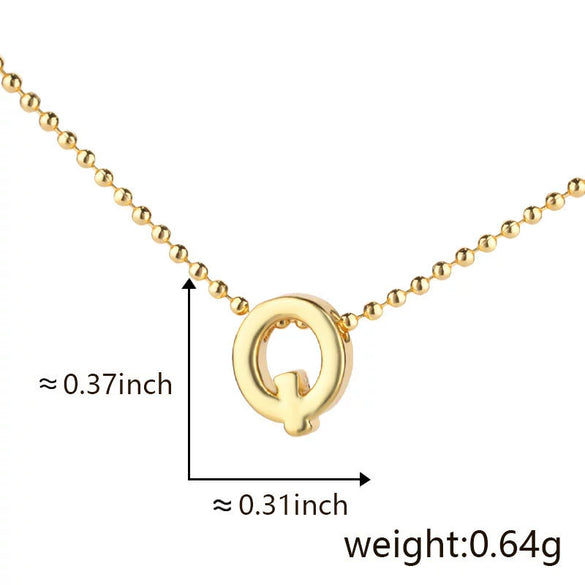 Wholesale Copper Pendant Necklace With Letters Numbers Text Electroplated For Women Hiphop Style