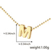 Wholesale Copper Pendant Necklace With Letters Numbers Text Electroplated For Women Hiphop Style