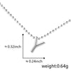 Wholesale Copper Pendant Necklace With Letters Numbers Text Electroplated For Women Hiphop Style