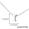 Wholesale Copper Pendant Necklace With Letters Numbers Text Electroplated For Women Hiphop Style