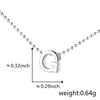 Wholesale Copper Pendant Necklace With Letters Numbers Text Electroplated For Women Hiphop Style