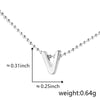Wholesale Copper Pendant Necklace With Letters Numbers Text Electroplated For Women Hiphop Style