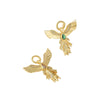 Wholesale Copper Plated Angel Wings Pendant Necklace With Microinlaid Zircon And Geometric Design