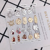 Wholesale Copper Plated Jewelry Accessories With Stars Moon Starburst Zircon For Necklace Pendant And Earrings