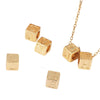 Wholesale Copper Plated Letter Pendant Beaded Simple Necklace Accessories