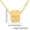 Wholesale Copper Plated Letter Pendant Beaded Simple Necklace Accessories
