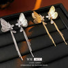 Wholesale Copper Real Gold Electroplated Animal Zodiac Geometric Butterfly Tassel Earrings For Women