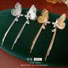 Wholesale Copper Real Gold Electroplated Animal Zodiac Geometric Butterfly Tassel Earrings For Women