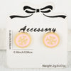 Wholesale Copper Real Gold Plated Geometric Oil Drop Earrings For Girls