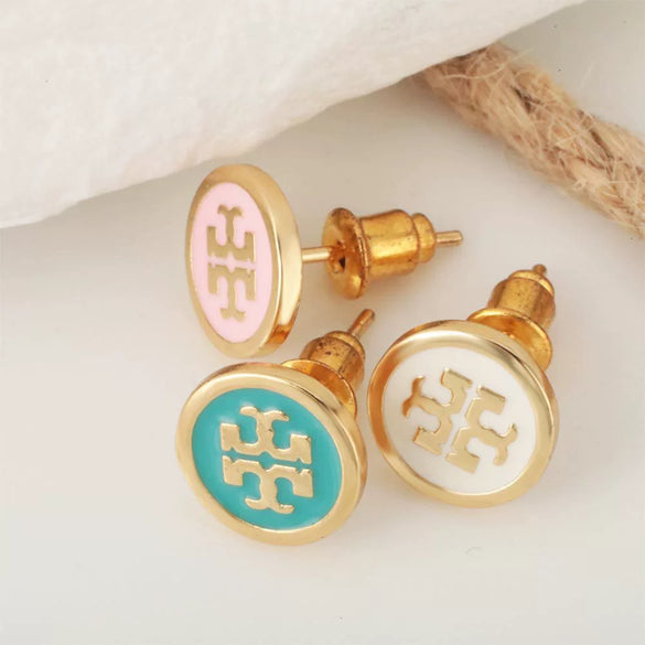 Wholesale Copper Real Gold Plated Geometric Oil Drop Earrings For Girls