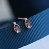 Wholesale Copper Retro Geometric Style Mini Earrings For Women With Zirconia