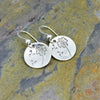 Wholesale Copper Retro Round Dandelion Geometric Style Electroplated Women's Earrings