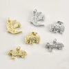 Wholesale Copper Retro Small Animal Pendant Hand Made Accessories With Electroplating
