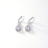 Wholesale Copper Round Zircon Inlay Women's Simple Fashion Light Luxury Highend Temperament Colorful Earrings