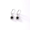 Wholesale Copper Round Zircon Inlay Women's Simple Fashion Light Luxury Highend Temperament Colorful Earrings