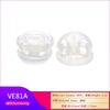 Wholesale Copper Silicone Ear Plug Accessories With Semicircle Pattern And Electroplating Treatment