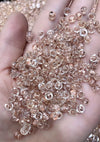 Wholesale Copper Silicone Ear Plug Accessories With Semicircle Pattern And Electroplating Treatment