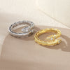 Wholesale Copper Snake Bone Shaped Ring Electroplated Animal Zodiac Style For Unisex
