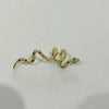 Wholesale Copper Snake Ear Clip Electroplated Animal Zodiac Punk Retro Style For Women