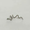 Wholesale Copper Snake Ear Clip Electroplated Animal Zodiac Punk Retro Style For Women
