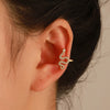 Wholesale Copper Snake Ear Clip Electroplated Animal Zodiac Punk Retro Style For Women