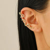 Wholesale Copper Snakeshaped Electroplated Animal Style Women's Earrings