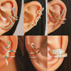 Wholesale Copper Snakeshaped Electroplated Animal Style Women's Earrings