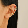 Wholesale Copper Snakeshaped Electroplated Animal Style Women's Earrings