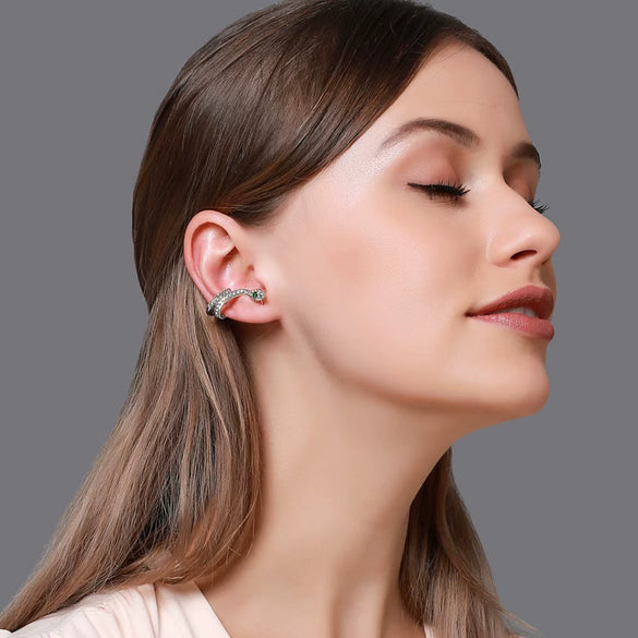 Wholesale Copper Snakeshaped Electroplated Animal Style Women's Earrings