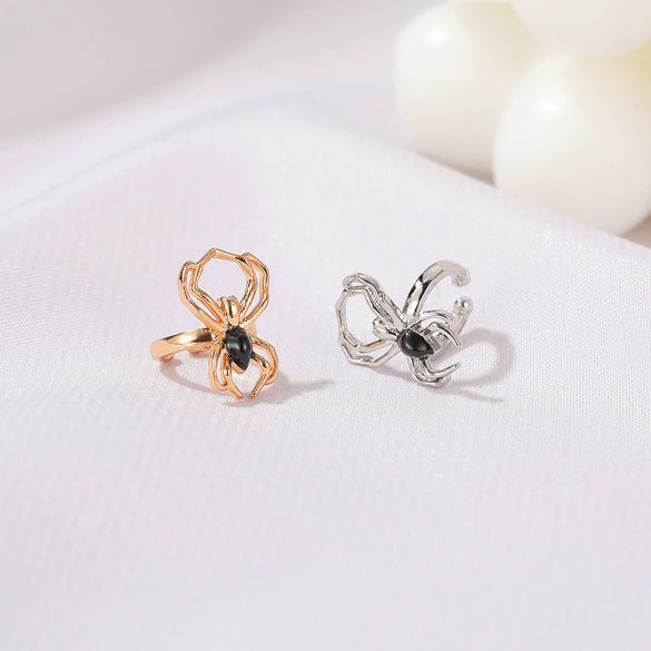 Wholesale Copper Spider Animal Gothic Ear Clip For Women With Electroplating