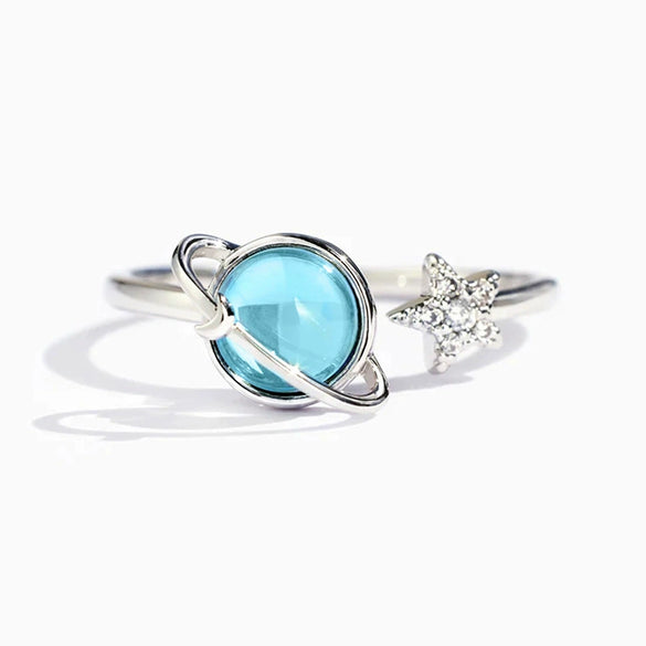 Wholesale Copper Star Constellation Design Ring For Women Jewelry With Zirconia