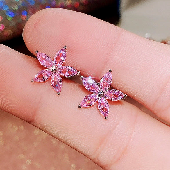 Wholesale Copper Star Earrings For Ladies