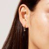 Wholesale Copper Star Element Inlaid Diamond Zircon Earrings For Women With Electroplating Treatment